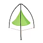 Závěsné houpací křeslo, zelená, KLORIN NEW KIDS CACOON HAMMOCK