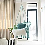 Závěsné křeslo, mentolová, AMADO 2 NEW