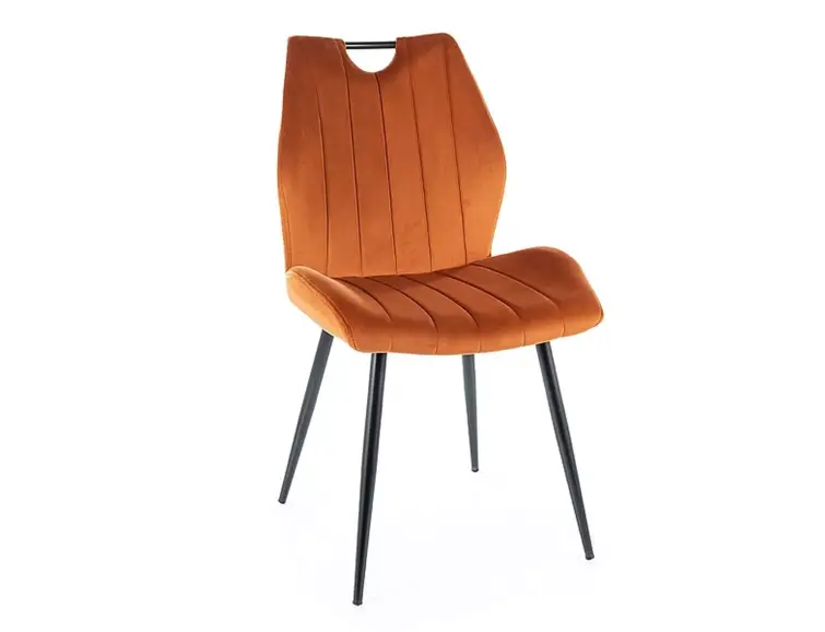 Jídelní židle ARCO velvet skořicová