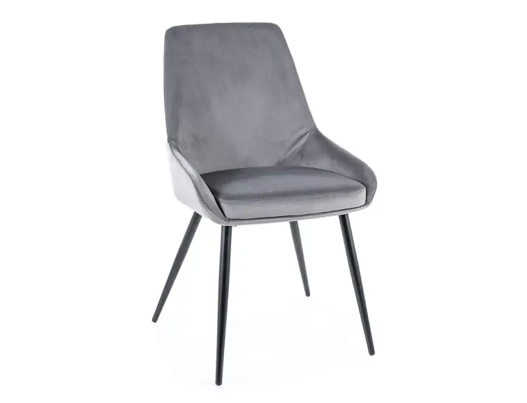 Jídelní židle COBE VELVET šedá