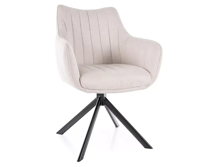 Jídelní židle AZALIA velvet černý rám / J. Béžová bluvel 30