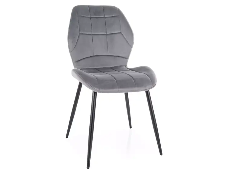 Jídelní židle JAKE VELVET šedá