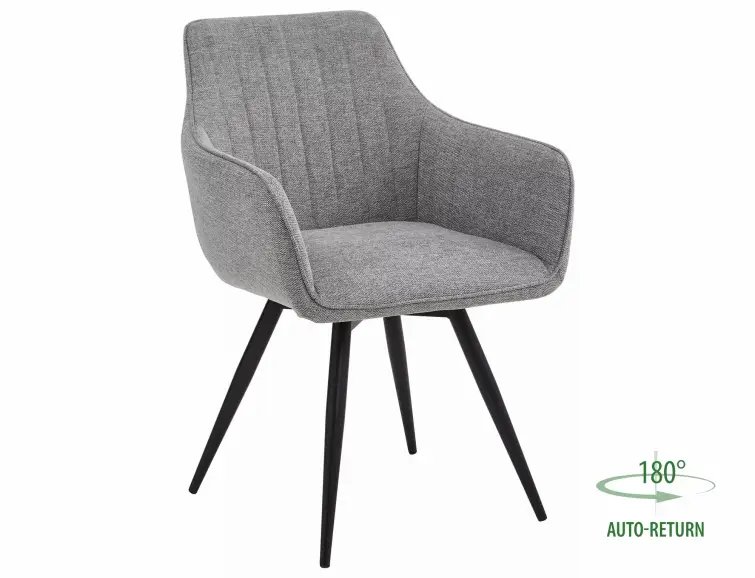 ŽIDLE BALLO BREGO RÁM ČERNÁ / ŠEDÁ 07