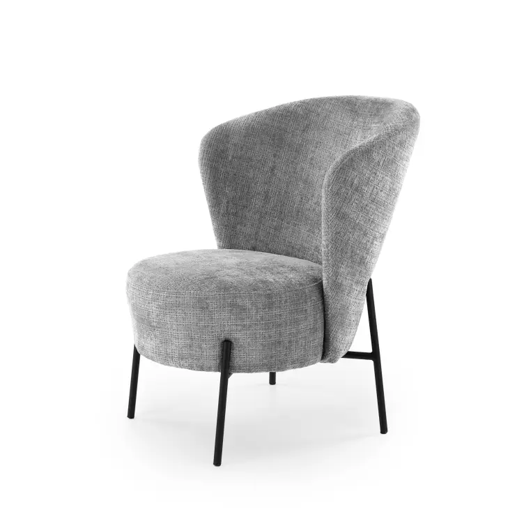 Čalouněné křeslo CEZAR šedé