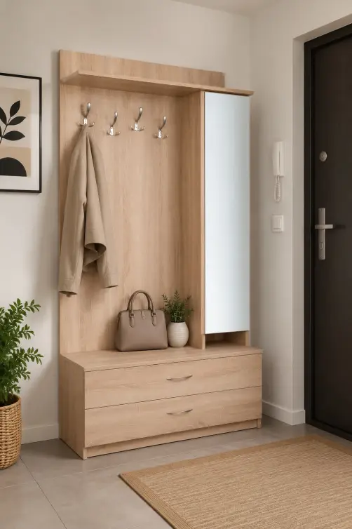 BRADOP Předsíňová stěna D25 s věšáky