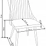 Jídelní židle K285 béžová