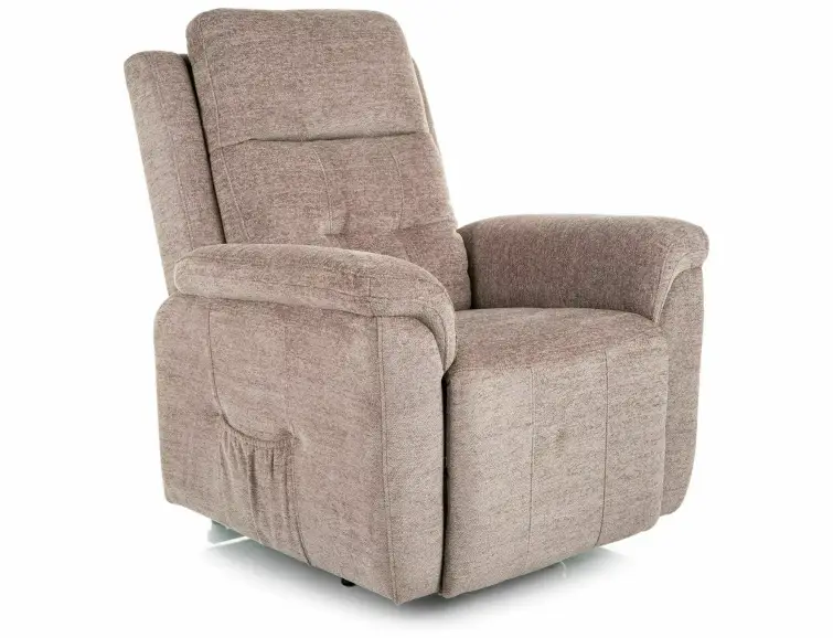 Polohovací křeslo MORGAN, Tmavě béžové