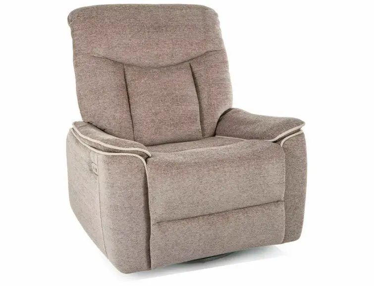 Otočné relaxační křeslo ODYS, Béžové