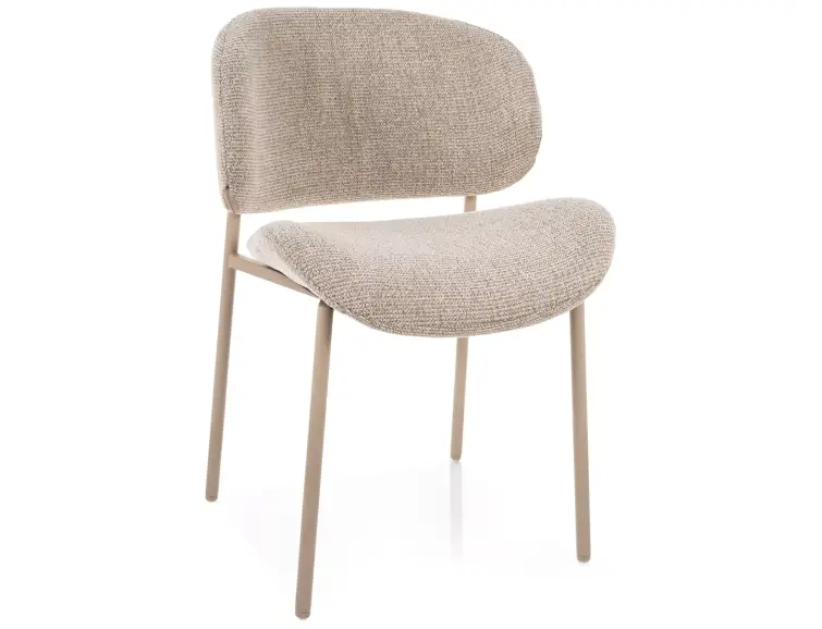 Jídelní židle KISO, kašmírový rám /  béžové