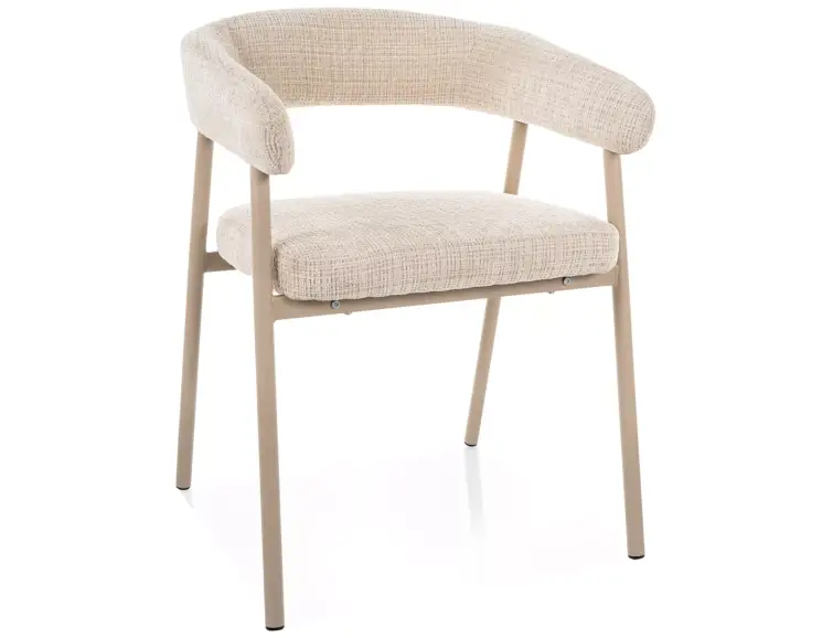 Jídelní židle/křeslo KATANA, kašmír/béžové