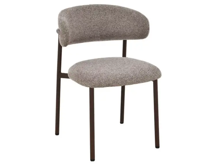 Jídelní židle ELTON II ořechový rám/ cappuccino