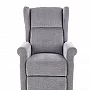 AGUSTIN M fotel rozkładany z funkcją masażu popielaty (1p=1szt)