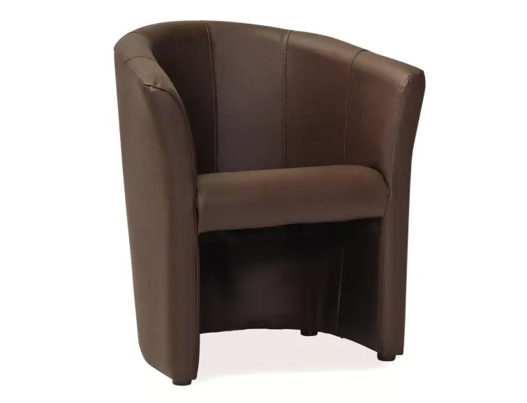 SIG Křeslo TM-1 ekokůže tmavě bronzové